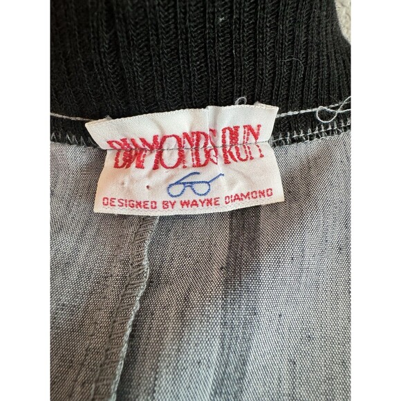 VINTAGE 70S  2PC RETRO Double Jacket PANTS STRIPE SET By Diamonds Run 9/10 - Picture 7 of 16